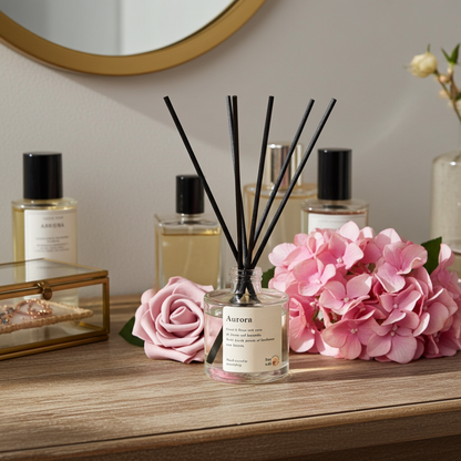 Aurora Raumduft Stäbchen – Zitrus, Rosen & Lavendel